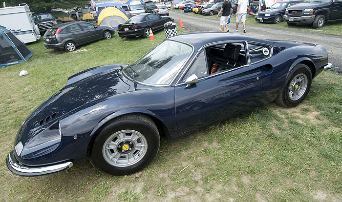 Old Porsche Ferrari Dino